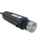 Orbitalum tungsten grinder tool with black casing and silver grinding head.